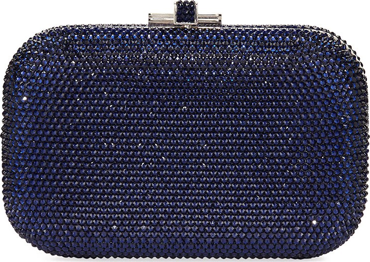 Judith Leiber Crystal Slide-Lock Clutch Bag