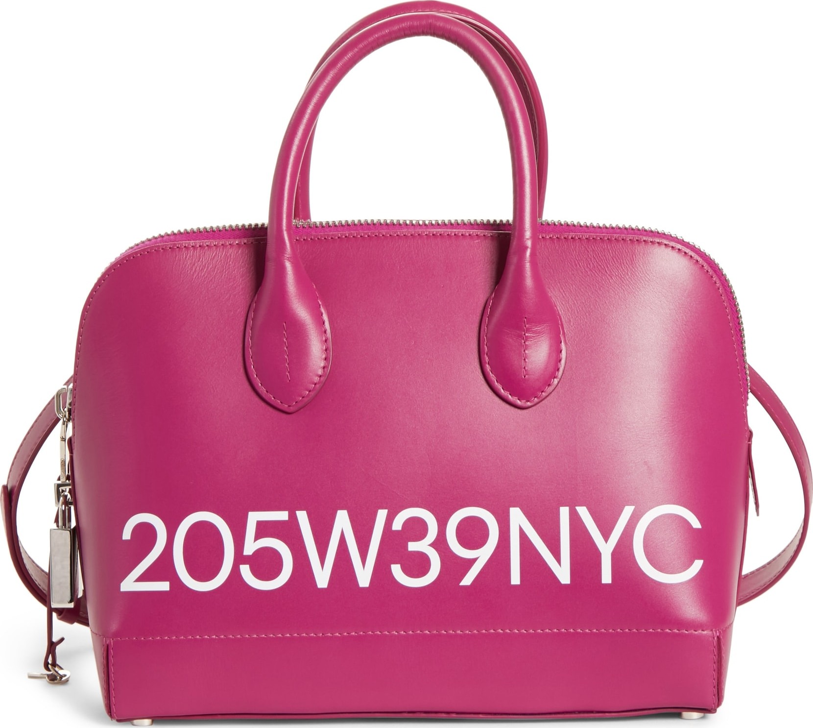 Calvin Klein 205W39NYC Small Dalton Calfskin Leather Satchel