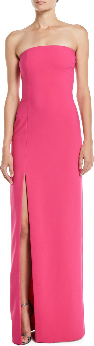 LIKELY Palmer Strapless Gown w/ High Slit