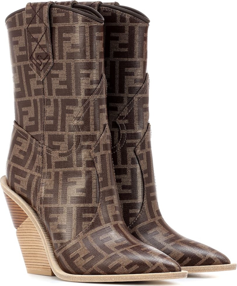 Fendi Printed cowboy boots