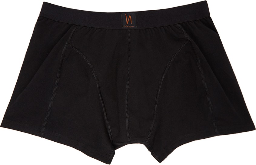 Nudie Jeans Black Solid Boxer Briefs