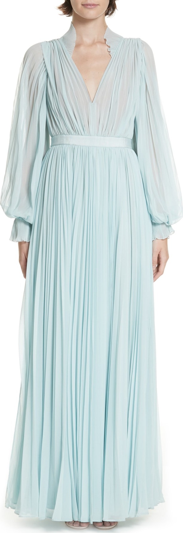 Self Portrait Chiffon Maxi Dress