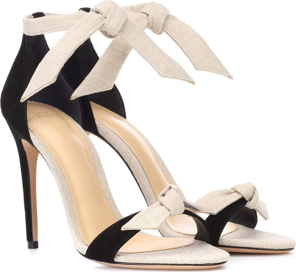 Alexandre Birman Clarita suede and canvas sandals