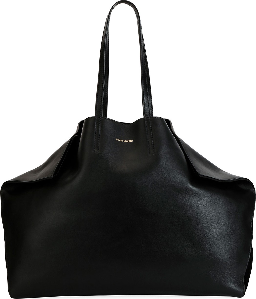 Alexander McQueen Large Butterfly-Shaped Leather Tote Bag
