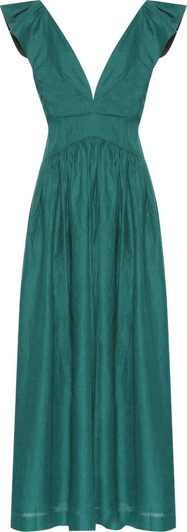 Kalita Persephone linen maxi dress