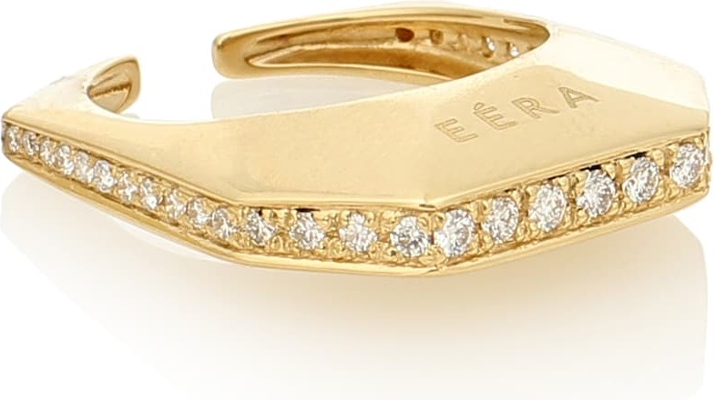 Eera Sabrina 18kt yellow-gold ear cuff with diamonds