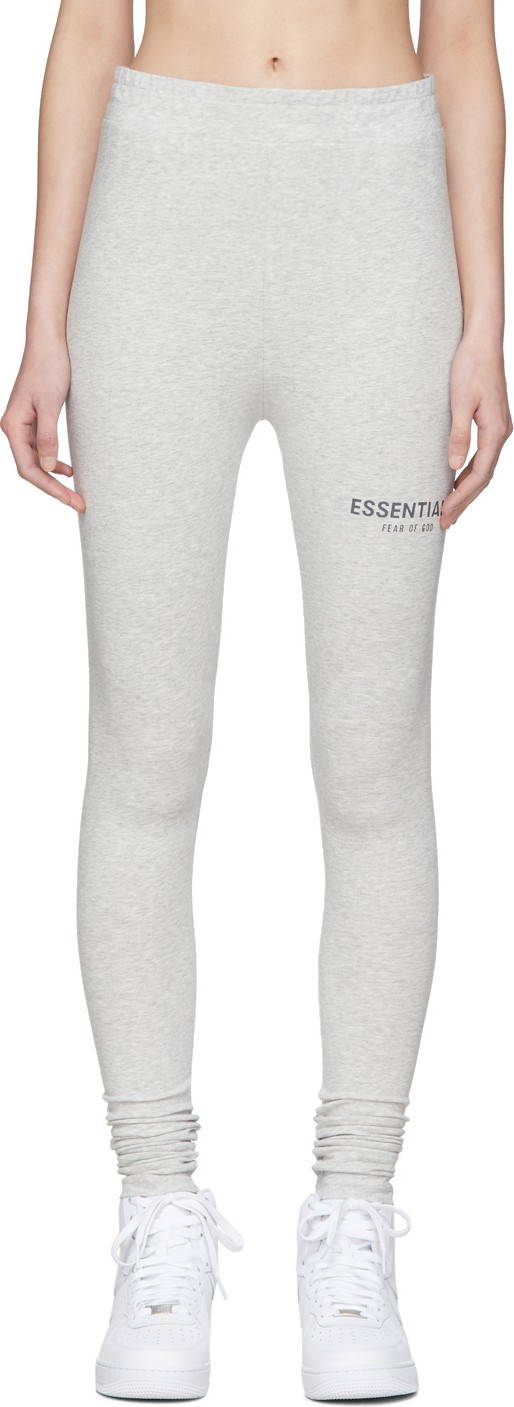 Essentials Grey Compression Leggings