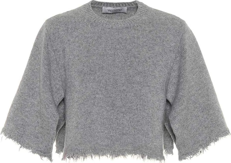 Valentino Cropped cashmere sweater