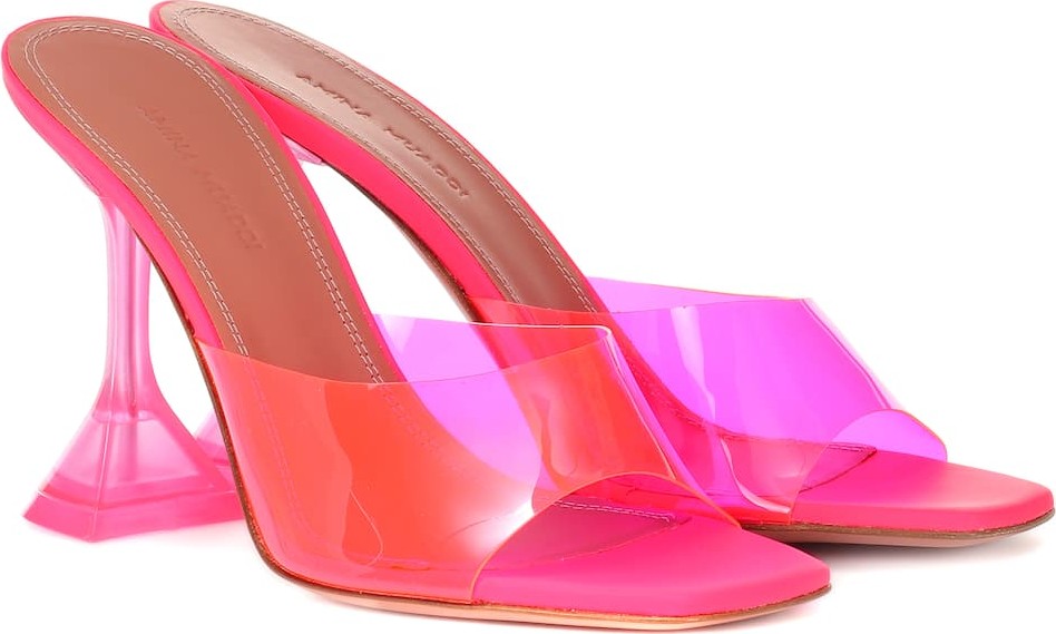 Amina Muaddi Lupita PVC sandals