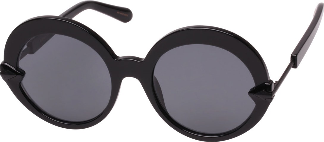 Karen Walker Romancer Round Acetate Sunglasses