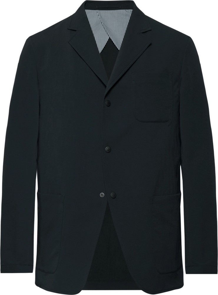 Incotex + Nanamica Midnight-Blue Woven Blazer