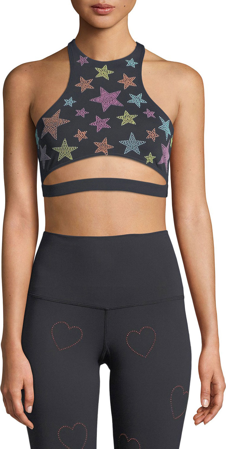 Beach Riot Abby Beaded Racerback Sports Bra