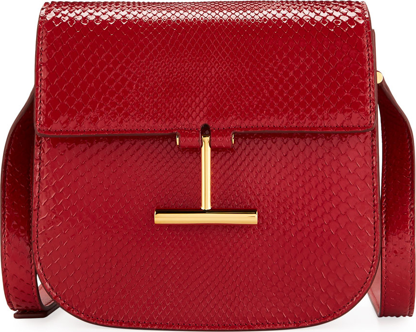 TOM FORD Tara Python Shoulder Bag
