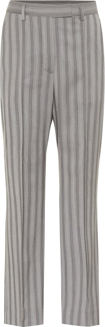 Acne Studios Striped wool high-rise pants