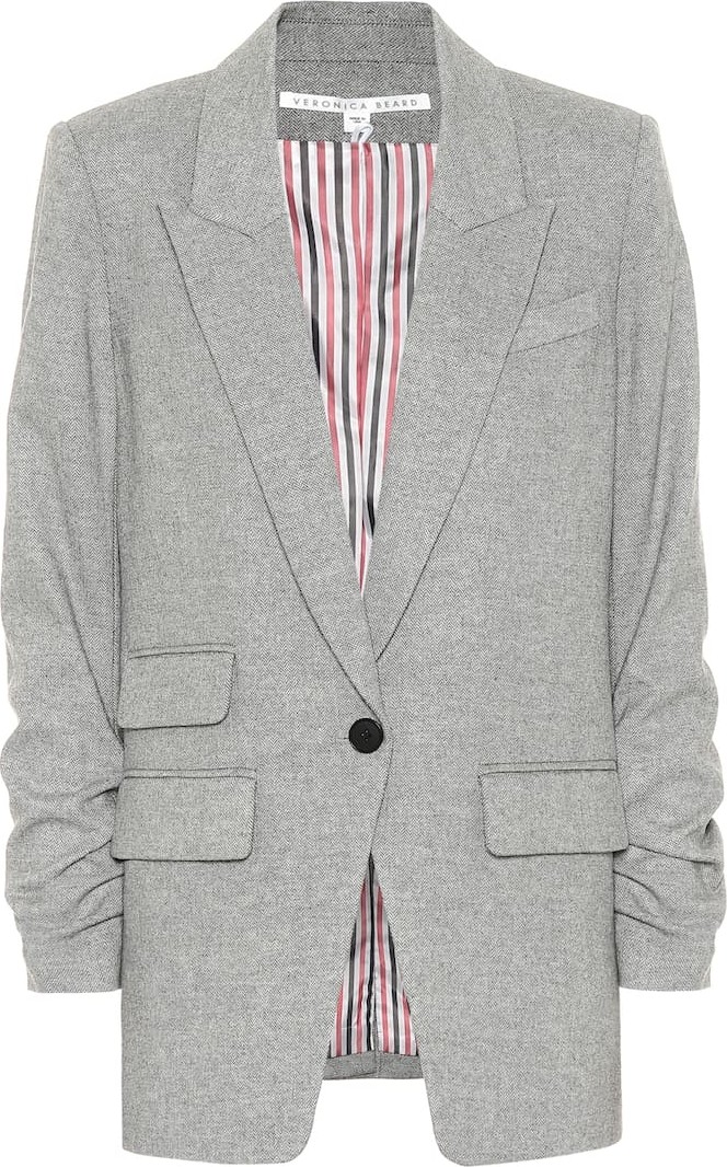 Veronica Beard Martel herringbone blazer