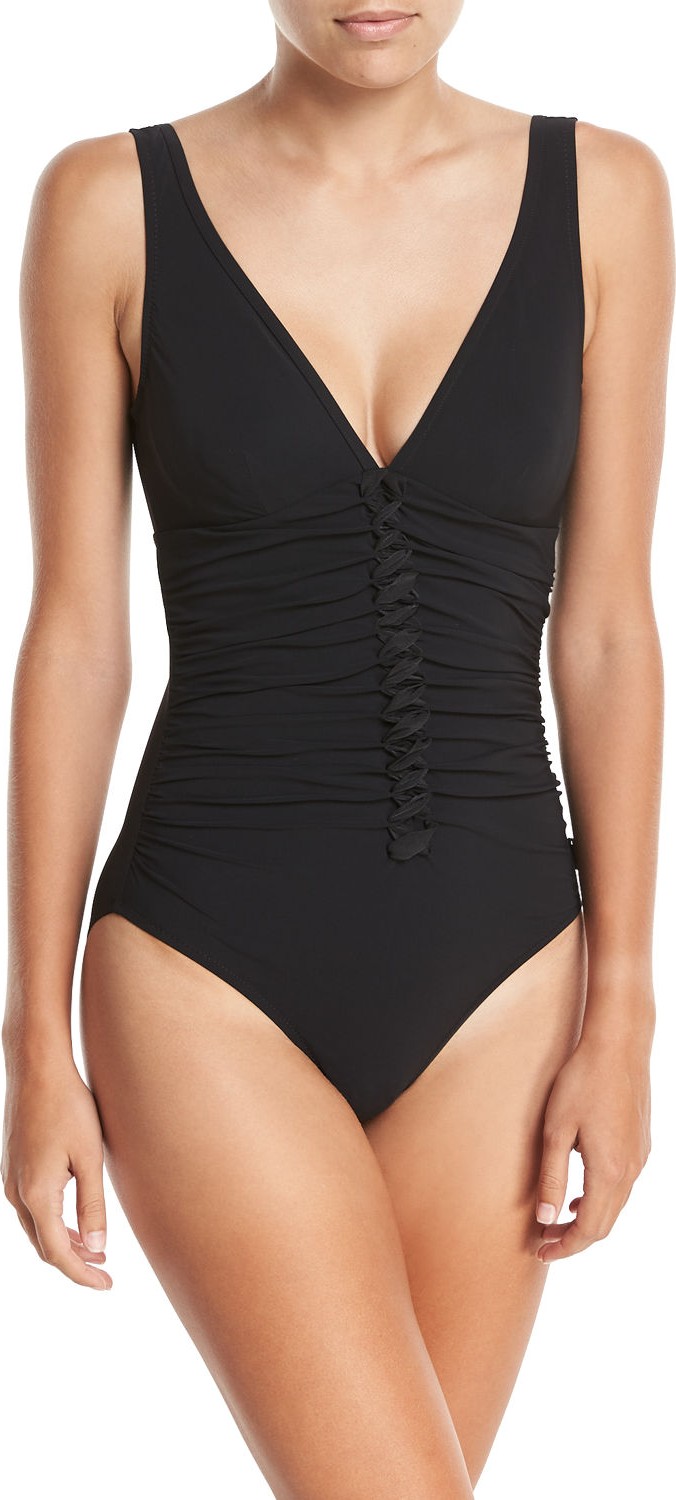 Shan Picasso Underwire One-Piece Swimsuit