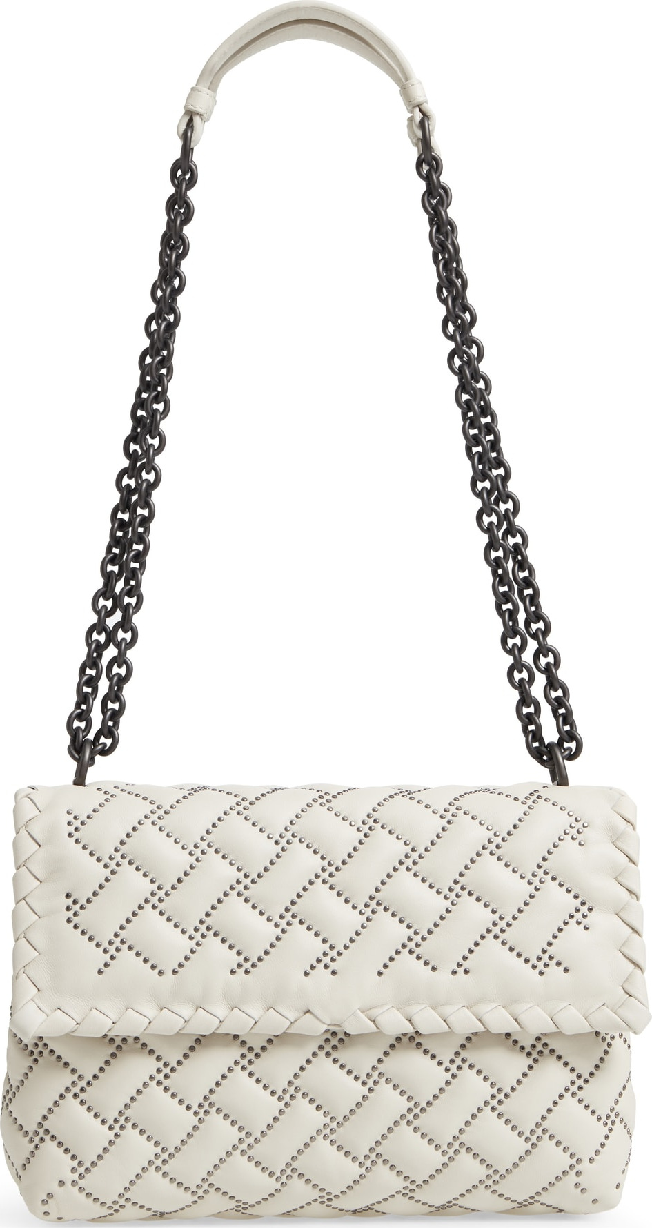 Bottega Veneta Small Olympia Studded Leather Shoulder Bag