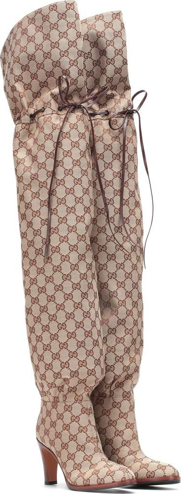Gucci Original GG over-the-knee boots