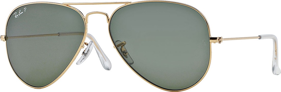 Ray Ban Metal Polarized Aviator Sunglasses