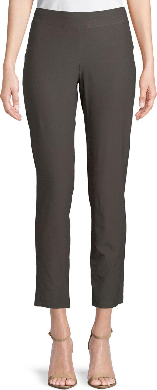 Eileen Fisher Washable Stretch Crepe Cropped Pants