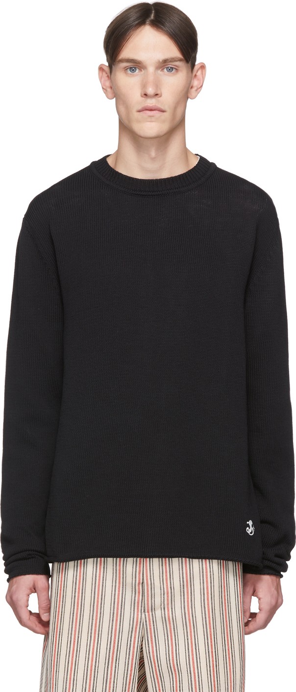 Jil Sander Black Knit Sweatshirt