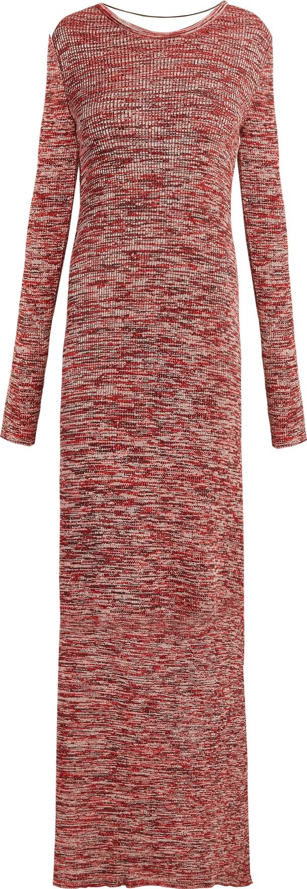 Bottega Veneta Backless ribbed-knit cotton dress