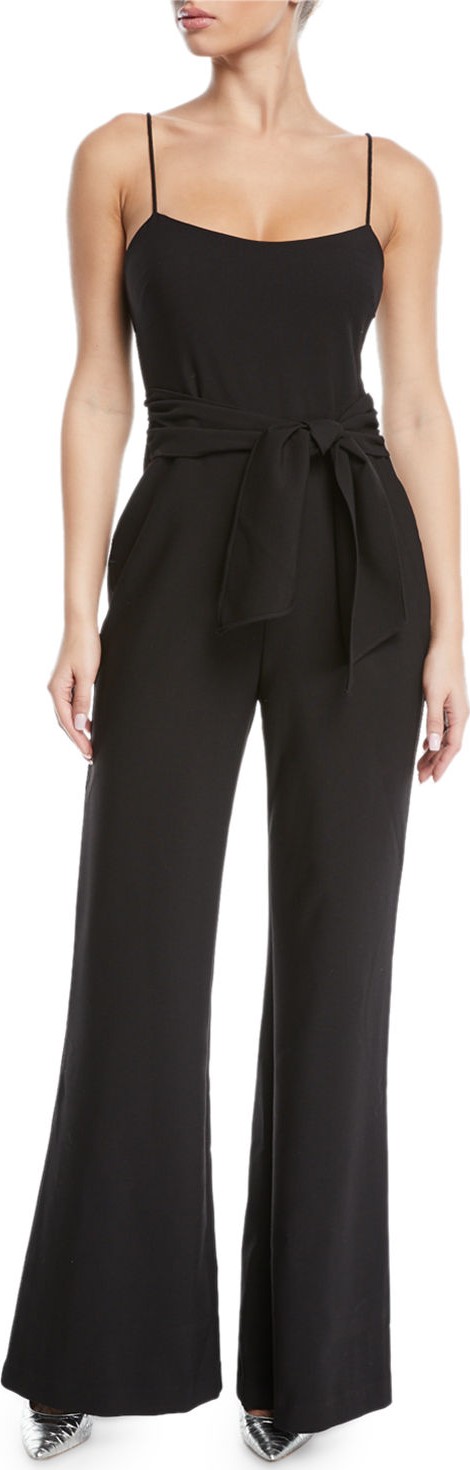 LIKELY Genevieve Wide-Leg Tie-Front Jumpsuit