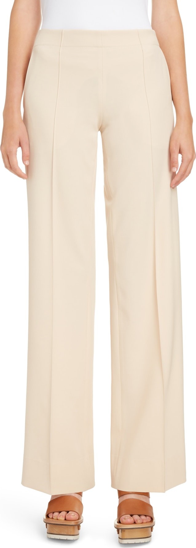 Chloe Wide Leg Stretch Wool Trousers Chloe Wide Leg Stretch Wool Trousers