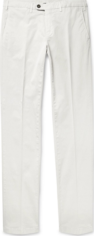 Canali Stretch-Cotton Twill Chinos