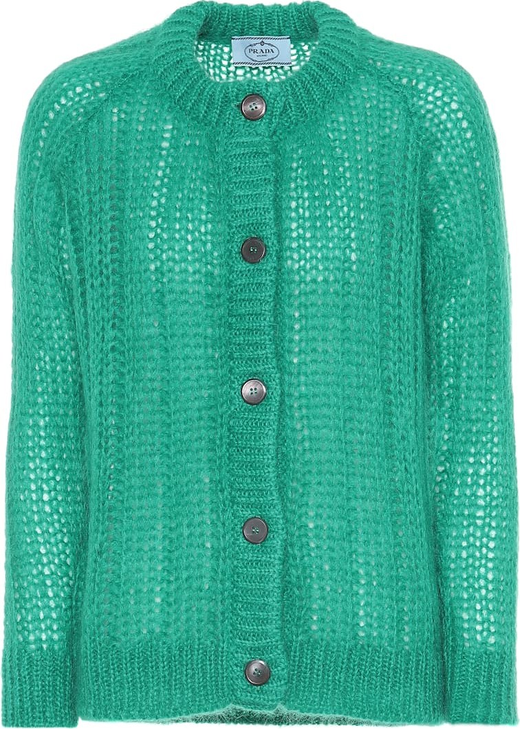 Prada Mohair-blend cardigan