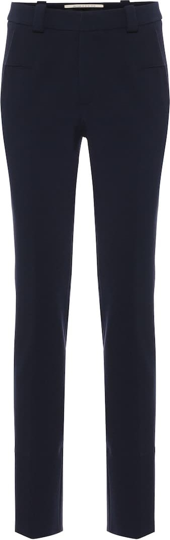 Roland Mouret Lacerta mid-rise slim crêpe pants