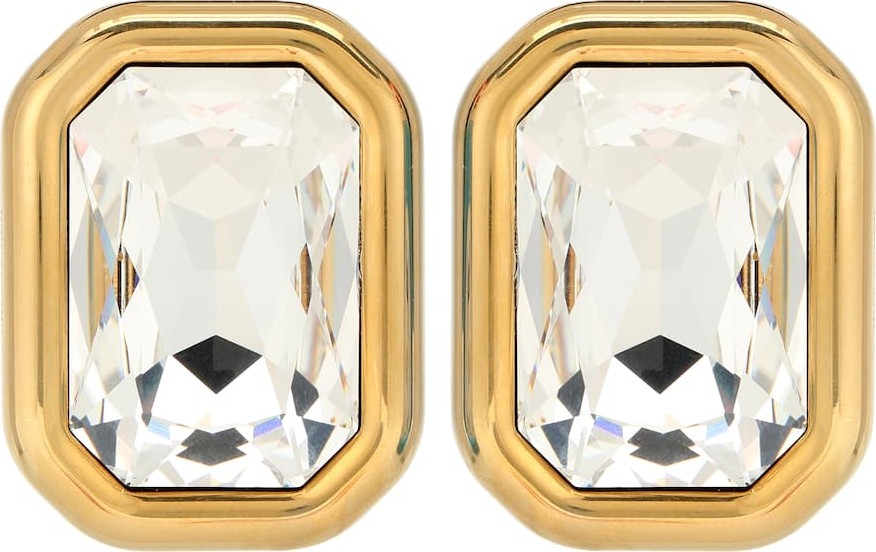 Balenciaga Dallas XL crystal clip-on earrings