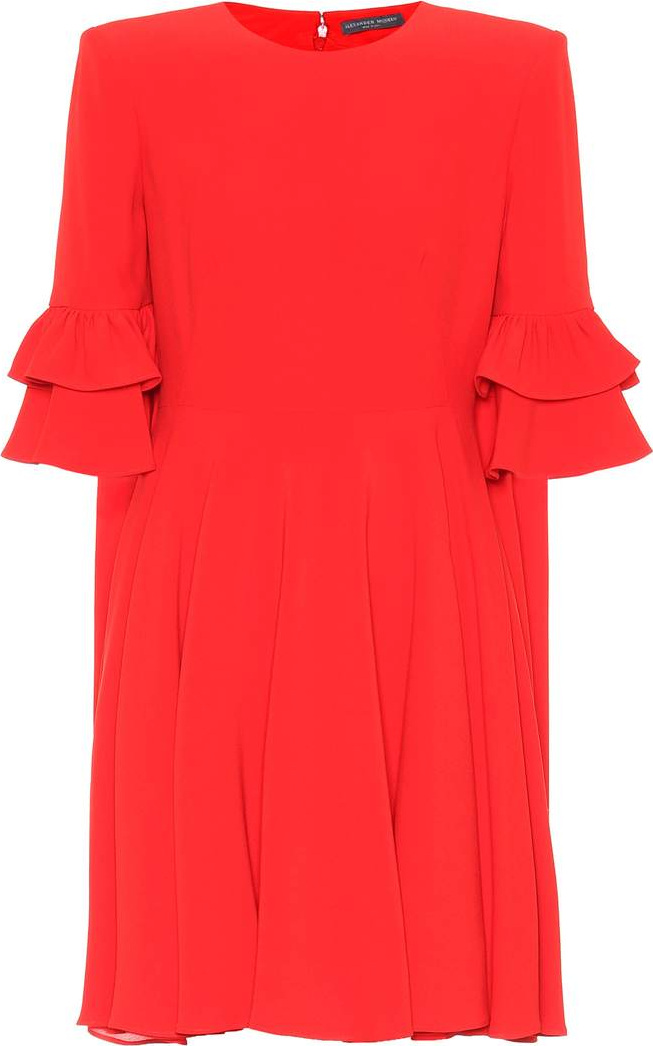 Alexander McQueen Crêpe minidress