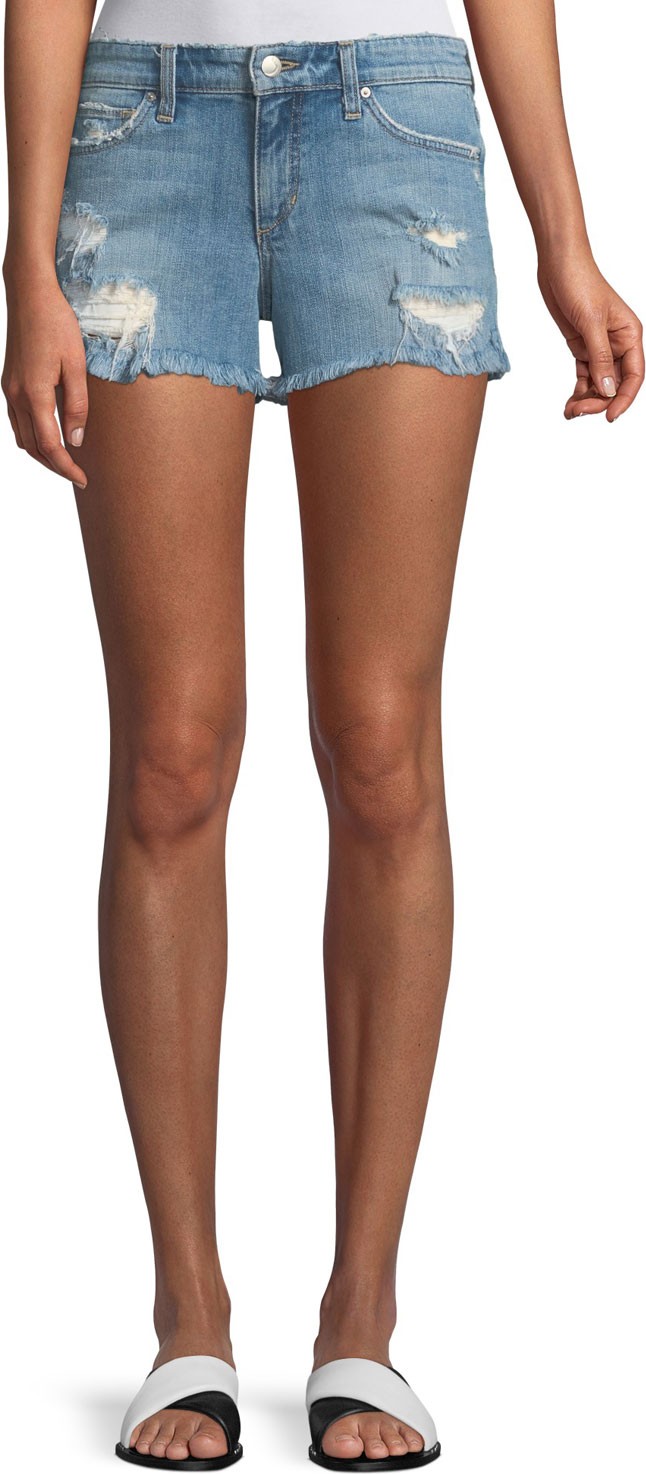 Joe's Jeans Ozzie Distressed Denim Shorts