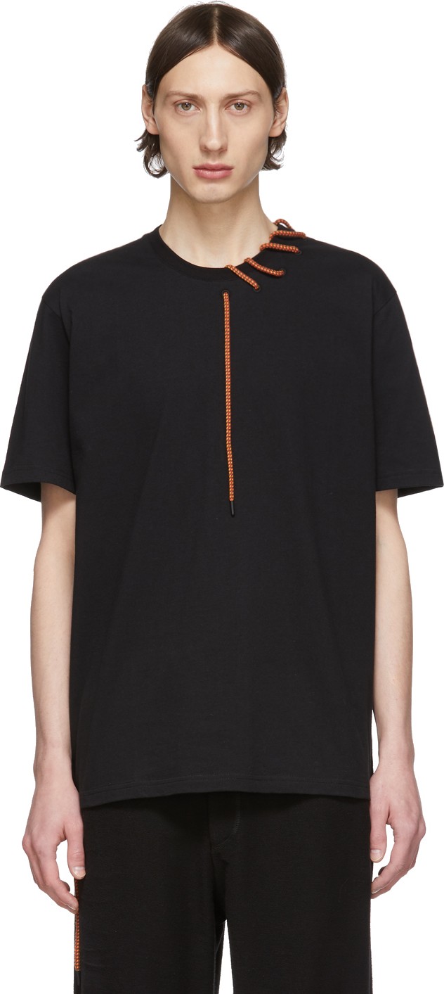 Craig Green SSENSE Exclusive Black Laced T-Shirt