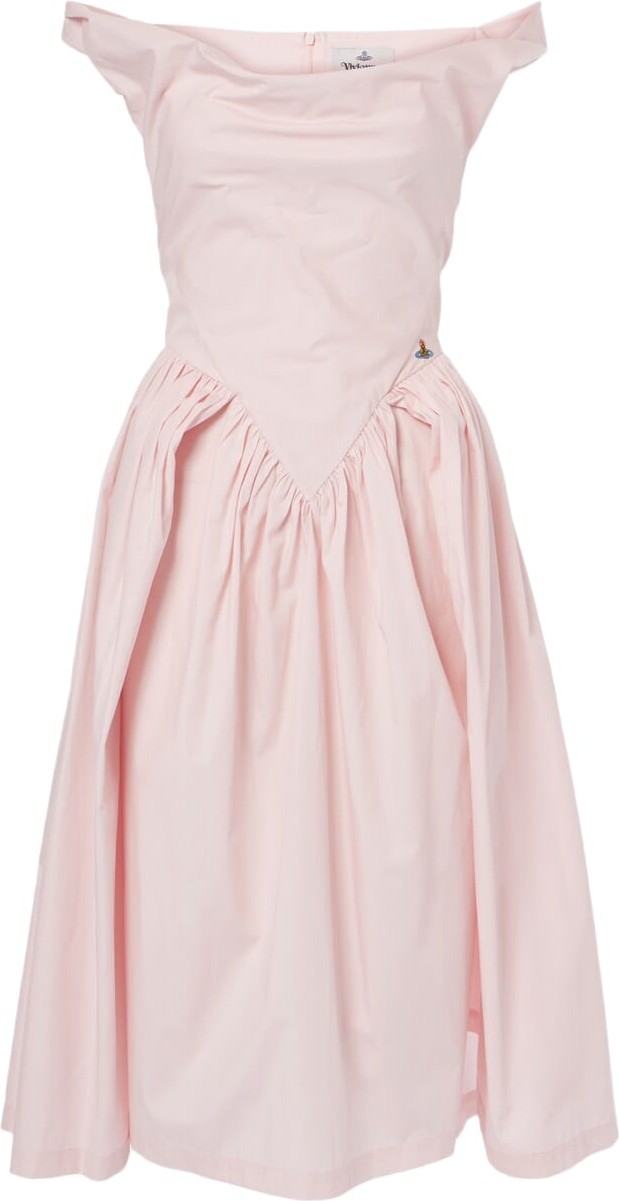 Vivienne Westwood - Sunday draped satin corset dress