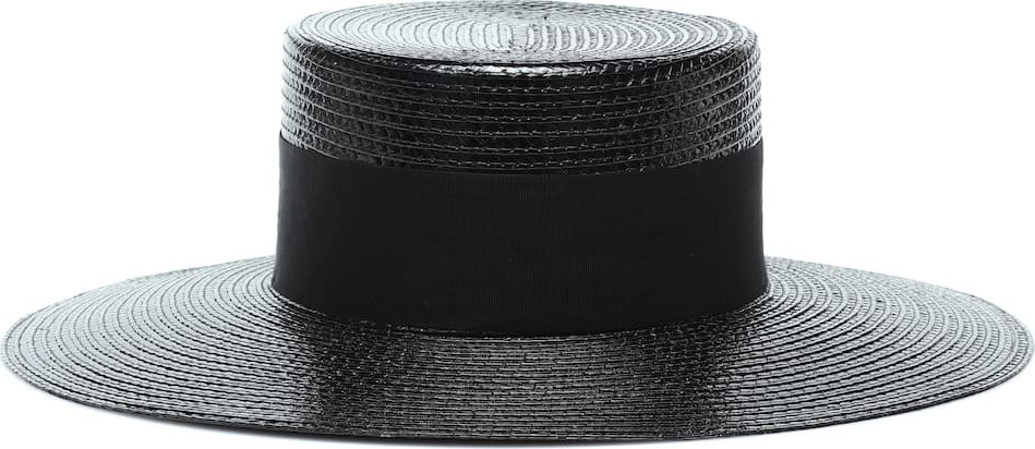 Saint Laurent Wide-brimmed straw hat