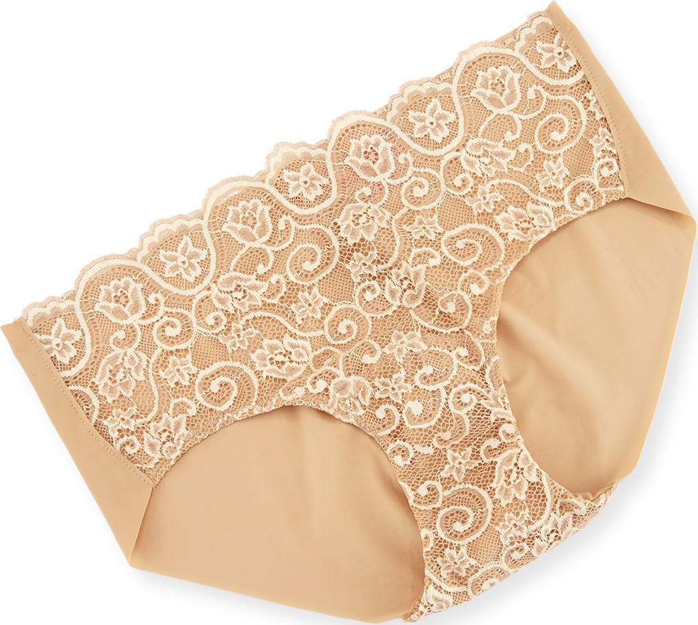 Commando Double Take Tulip Lace Bikini Briefs