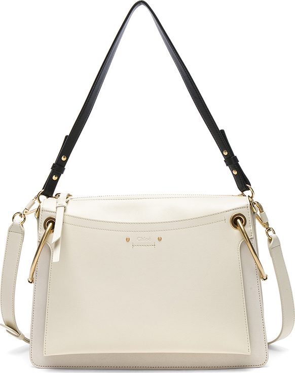 Chloe Medium Roy Calfskin & Suede Shoulder Bag