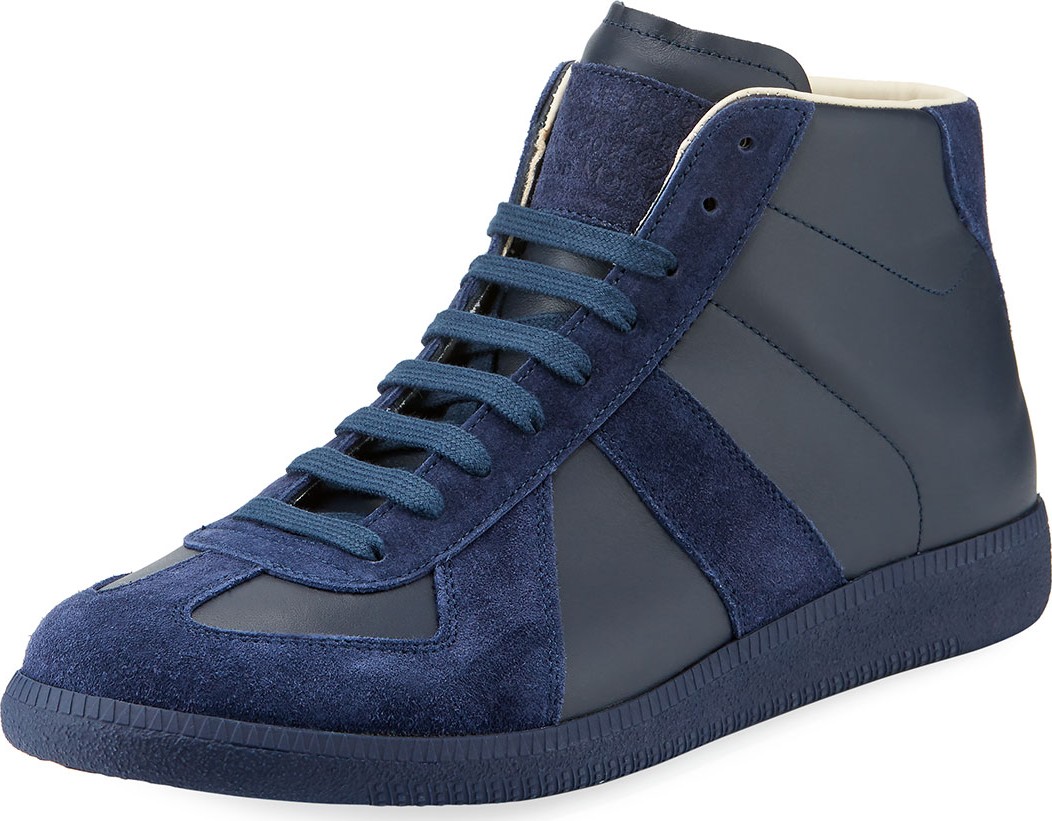 Maison Margiela Men's Replica Mid-Top Sneakers