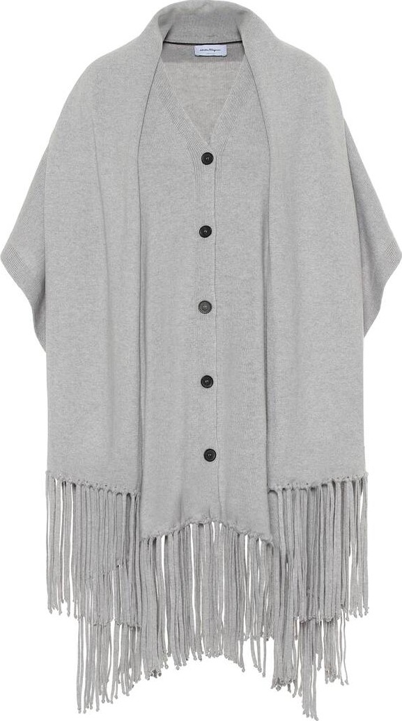 Salvatore Ferragamo Cashmere cape and scarf set