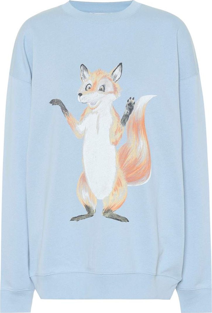 Acne Studios Fox print cotton sweatshirt