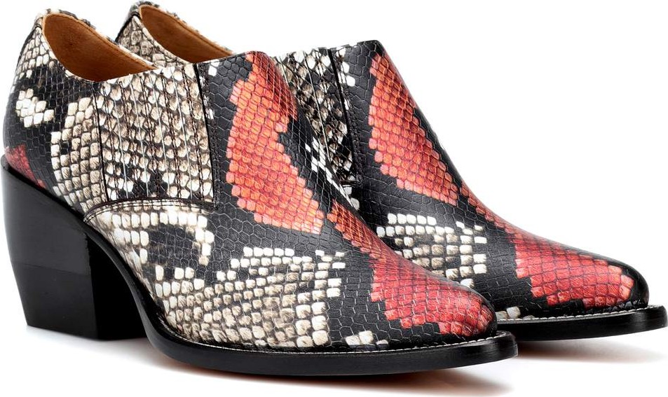 Chloe Rylee leather ankle boots