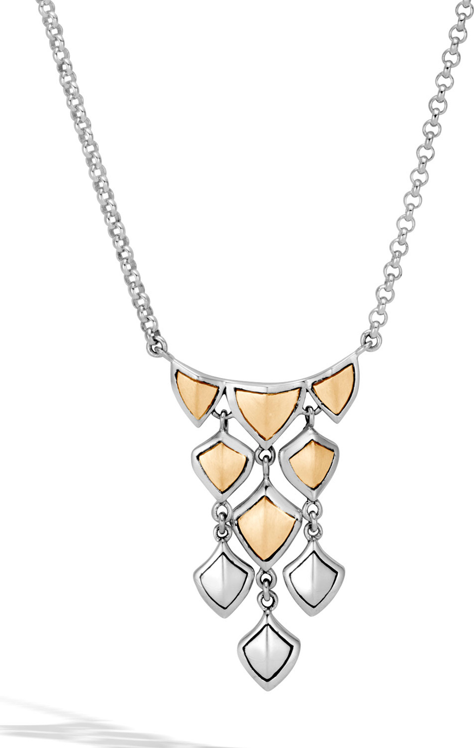 John Hardy Legends Naga 18k Gold Adjustable Bib Necklace