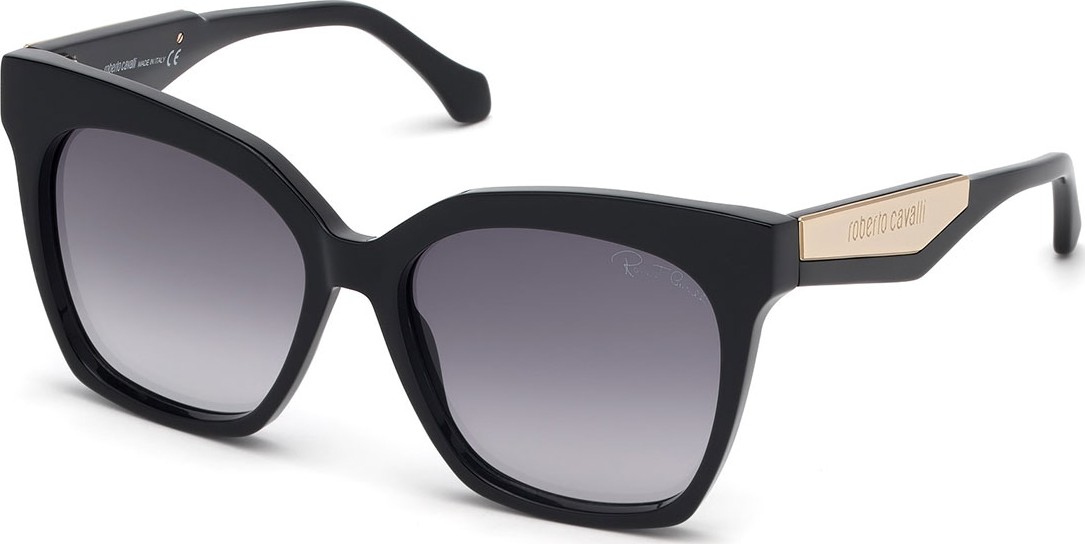 Roberto Cavalli Gradient Rectangle Acetate Sunglasses
