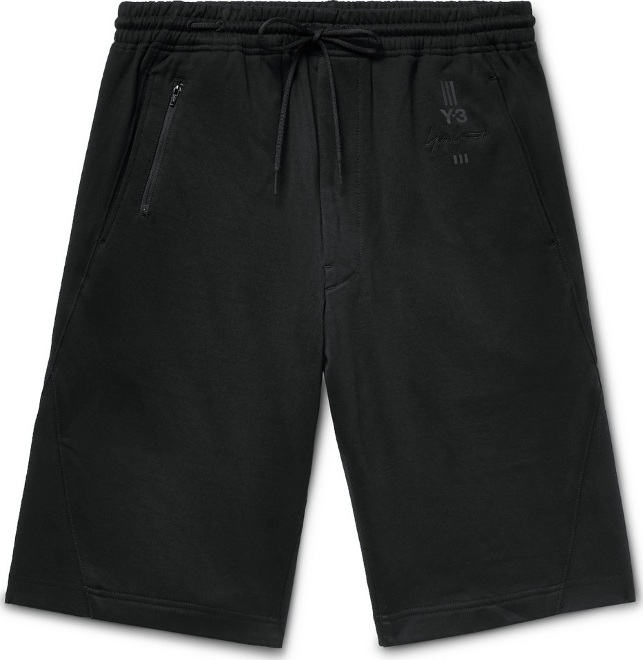 Y-3 Loopback Cotton-Jersey Shorts