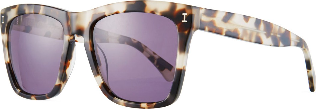 Illesteva Square Monochromatic Sunglasses