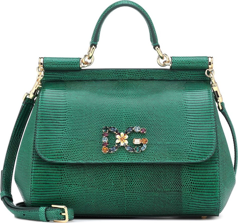 Dolce & Gabbana Sicily Medium leather shoulder bag