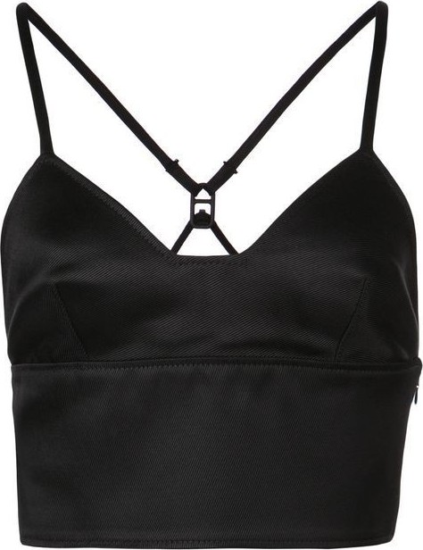 Off White Drill Crop top