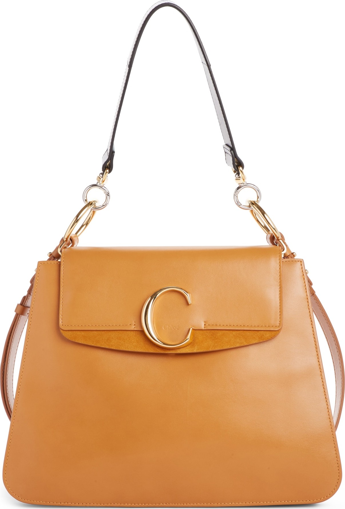 Chloe Medium C Leather Shoulder Bag